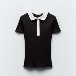 Zara ribbed polo